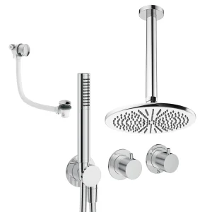 Crosswater Module Shower Set 9 Chrome 300mm Ceiling Mounted