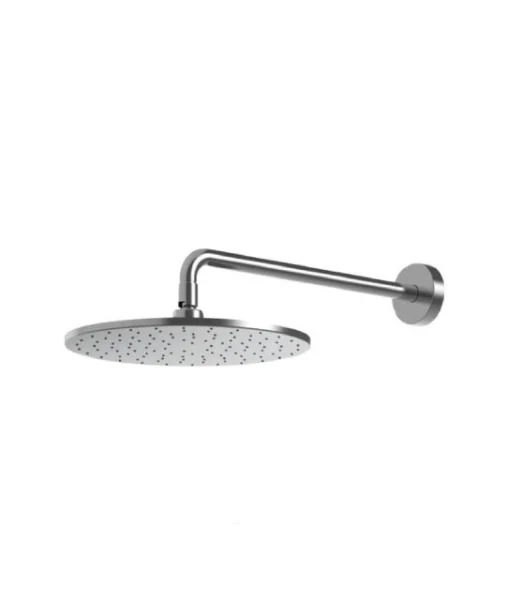 TOTO Overhead Shower 300mm Round Aerial Pulse Rainhead With Wall Arm Chrome