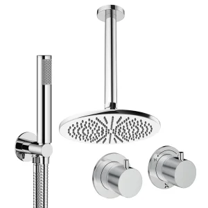 Crosswater Module Shower Set 1 Chrome 300mm Ceiling Mounted