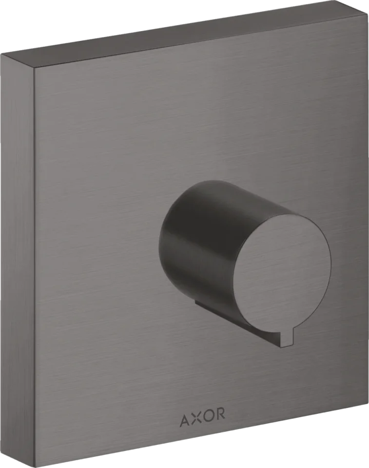 Axor Showersolutions Shut-off Valves 240 X 230 X 65mm Gunmetal/chrome - Brushed product image - Image 2