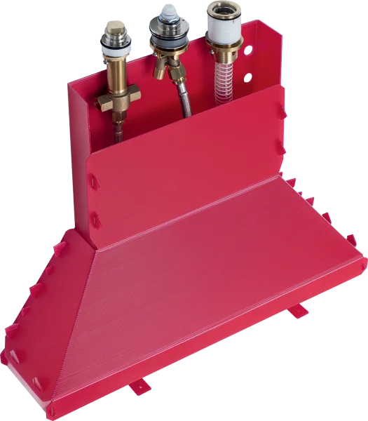 Axor Basic Set For 3-hole Single Lever Rim-mounted Bath Mixer