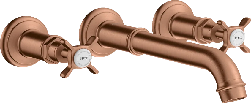 Axor Montreux Manual Mixers 360 X 135 X 105mm Rose Gold/gold - Brushed product image - Image 2