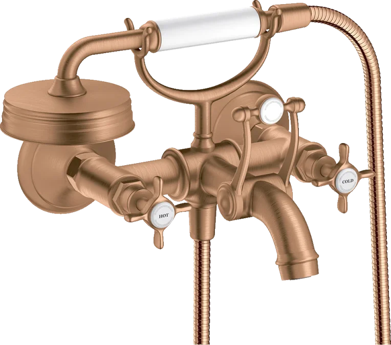 Axor Montreux Bath Mixers Exposed 250 X 218 X 195mm Bronze - Brushed product image - Image 2