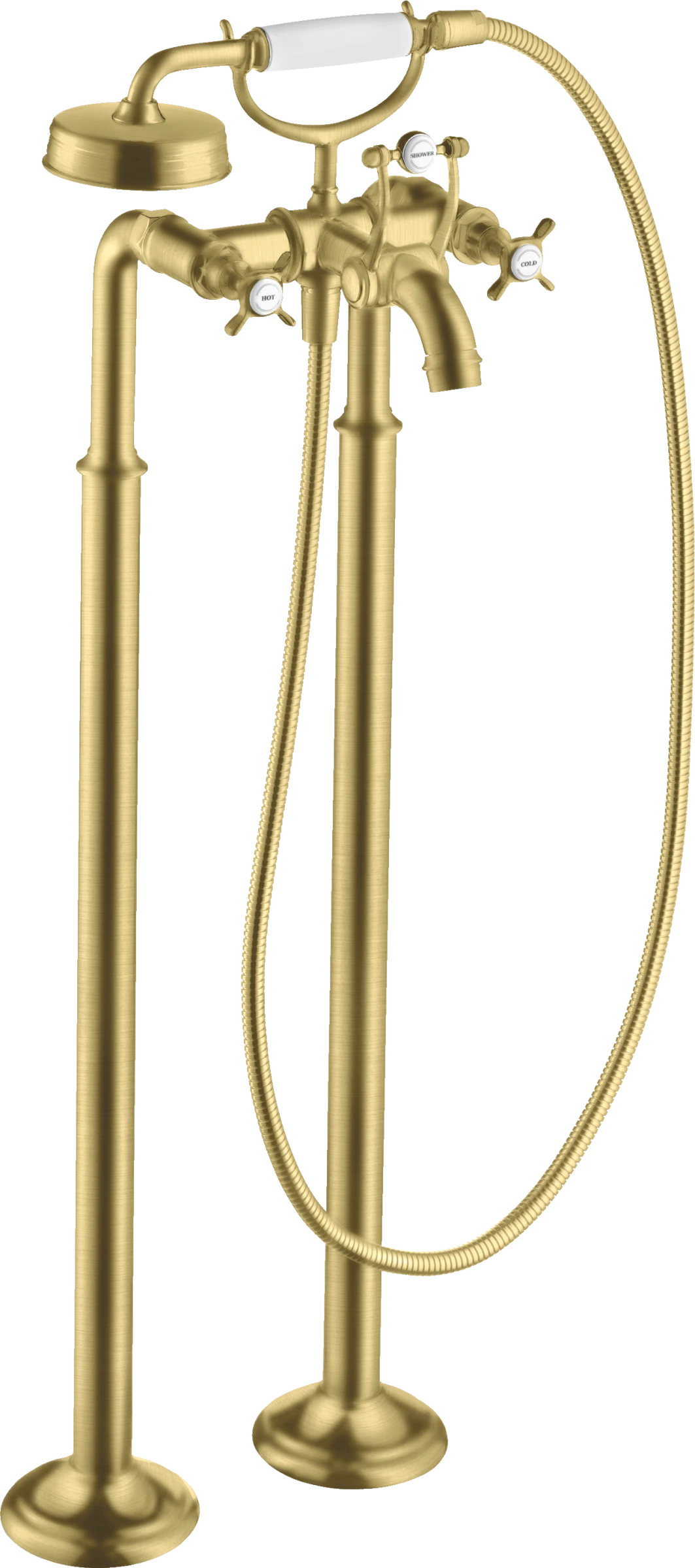 Axor Montreux Bath Mixers Concealed 1190 X 372 X 240mm Brass - Brushed