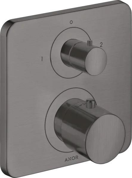 Axor Citterio M Thermostatic Shower Mixer Concealed 217 X 187 X 135mm Gunmetal/chrome - Brushed