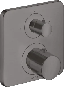 Axor Citterio M Thermostatic Shower Mixer Concealed 217 X 187 X 135mm Gunmetal/chrome - Brushed