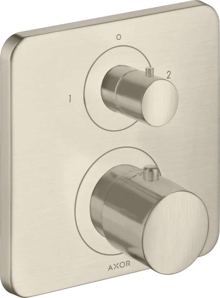 Axor Citterio M Thermostatic Shower Mixer Concealed 217 X 187 X 135mm Nickel - Brushed product image - Image 2