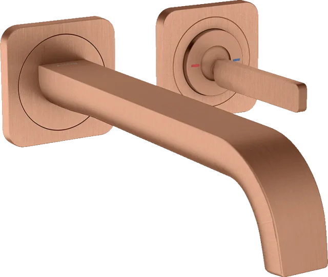 Axor Citterio E Manual Mixers 259 X 236 X 88mm Rose Gold/gold - Brushed product image - Image 2
