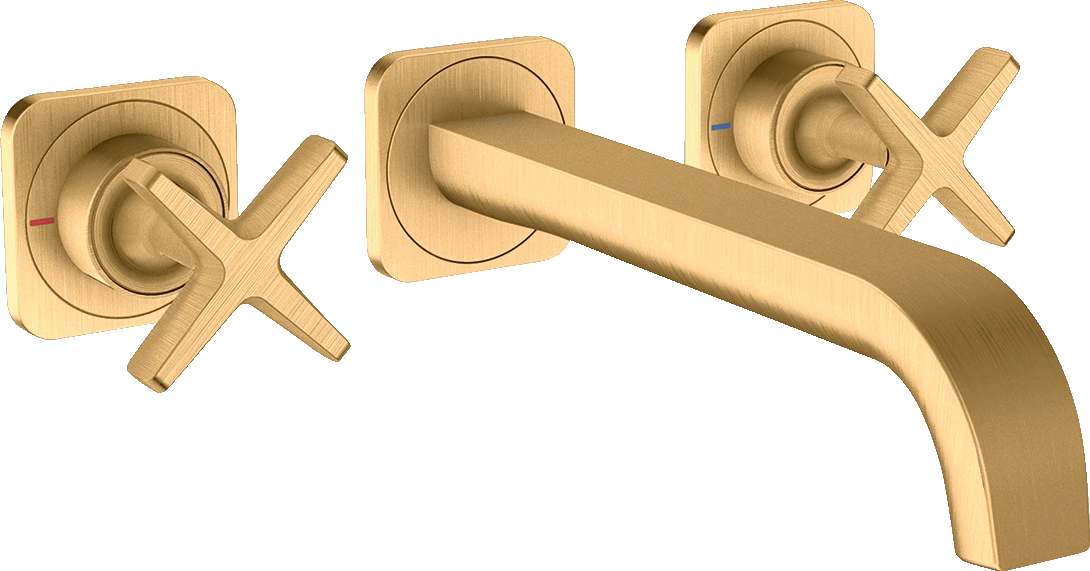 Axor Citterio E Manual Mixers 257 X 235 X 81mm Brass - Brushed