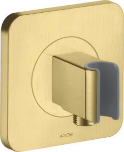 Axor Citterio E Wall Outlet 144 X 122 X 92mm Brass - Brushed