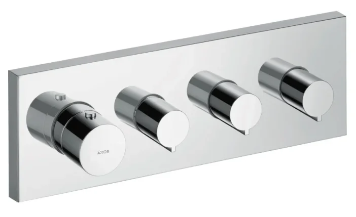 Axor Showersolutions Thermostatic Shower Mixer Concealed 440 X 238 X 102mm Chrome detail view - Image 3