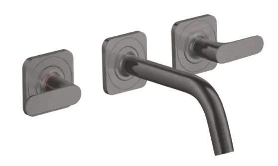 Axor Citterio M Manual Mixers 217 X 78 X 75mm Gunmetal/chrome - Brushed detail view - Image 3