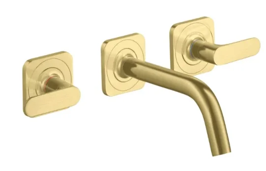Axor Citterio M Manual Mixers 259 X 239 X 90mm Brass - Brushed detail view - Image 3