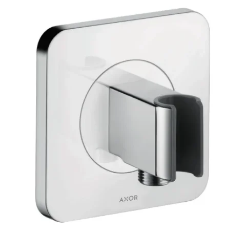 Axor Citterio E Wall Outlet 141 X 127 X 98mm Chrome detail view - Image 3
