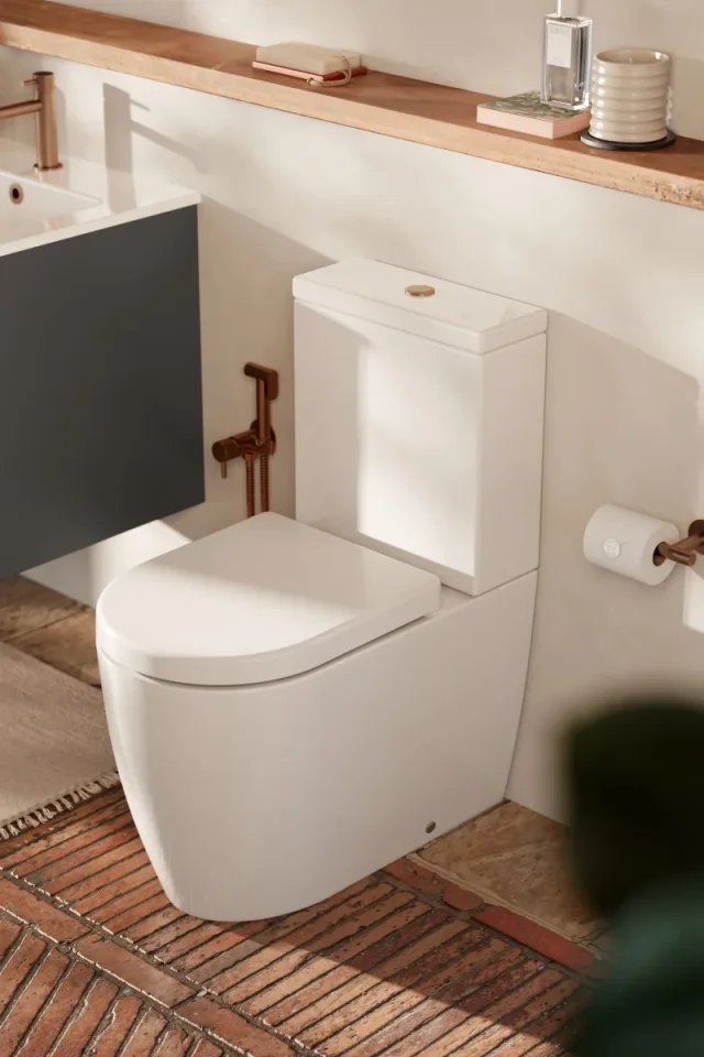 Saneux Uni Close Coupled Wc Pan - Rimless detail view - Image 7