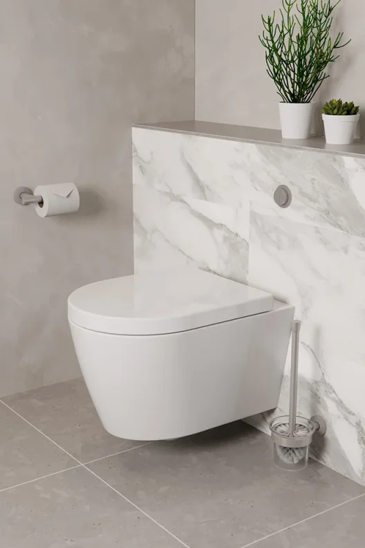 Saneux Uni Wall Hung Wc Pan - Rimless detail view - Image 9
