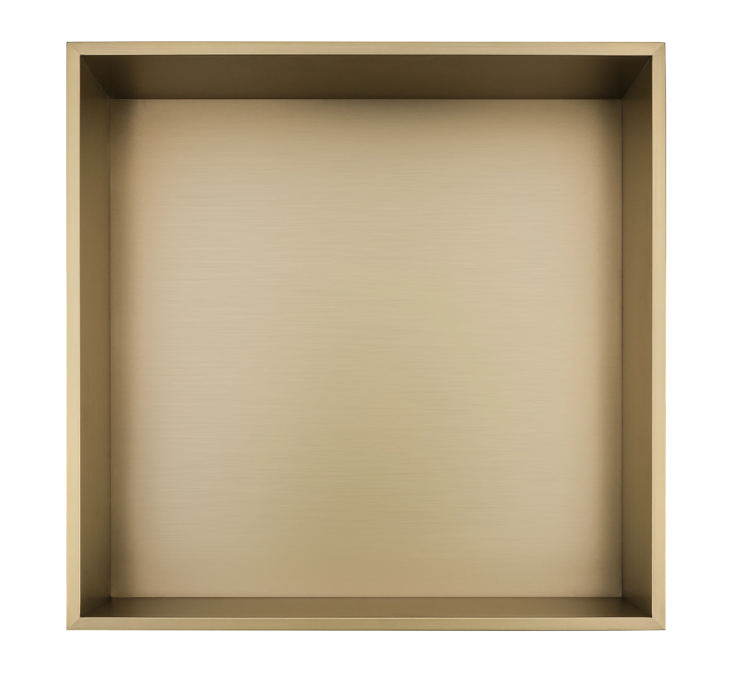 Ava Shower Niche 30x30 Brushed Brass