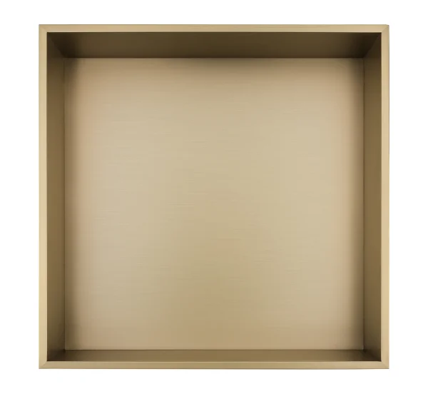 Ava Shower Niche 30x30 Brushed Brass