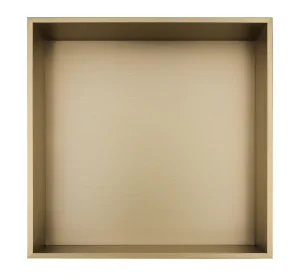Ava Shower Niche 30x30 Brushed Brass