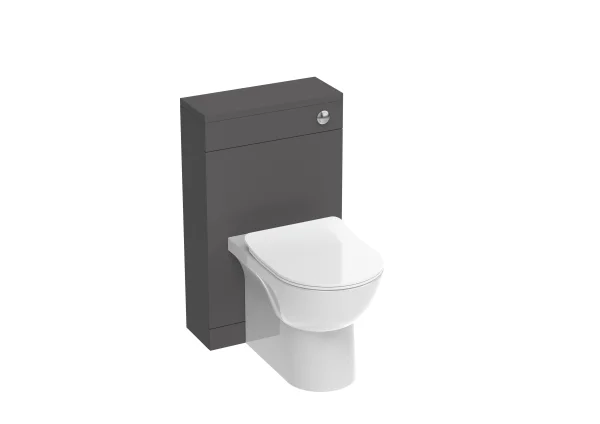 Saneux Austen 50cm Wc Unit - Matte Iron Grey