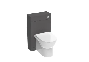 Saneux Austen 50cm Wc Unit - Matte Iron Grey