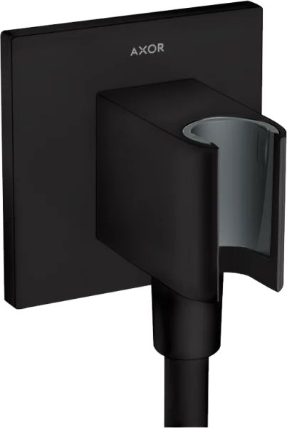 Axor Showersolutions Wall Outlet 132 X 110 X 90mm Black - Matt