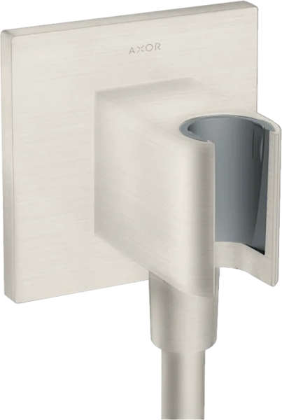 Axor Showersolutions Wall Outlet 130 X 110 X 87mm Stainless Steel