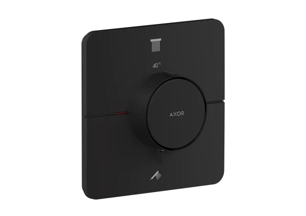 Axor Showerselect Id Thermostat For Concealed Installation Softsquare For 2 Functions Matt Black