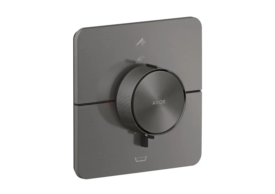 Axor Showerselect Id Thermostatic Shower Mixer Concealed 269 X 242 X 179mm Gunmetal/chrome - Brushed product image - Image 1