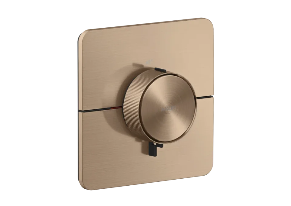 Axor Showerselect Id Thermostatic Shower Mixer Concealed 269 X 242 X 179mm Rose Gold/gold - Brushed product image - Image 1