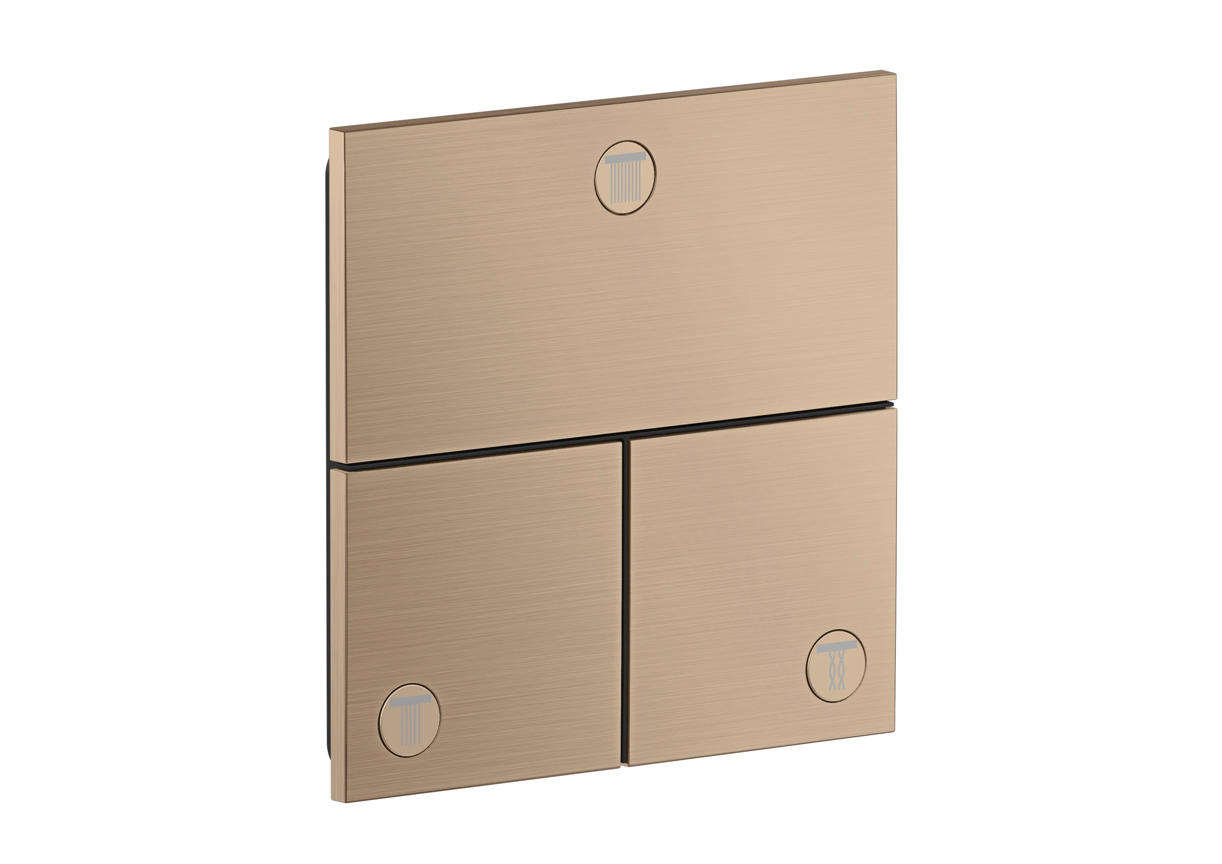 Axor Showerselect Id Valves Concealed 269 X 242 X 179mm Rose Gold/gold - Brushed