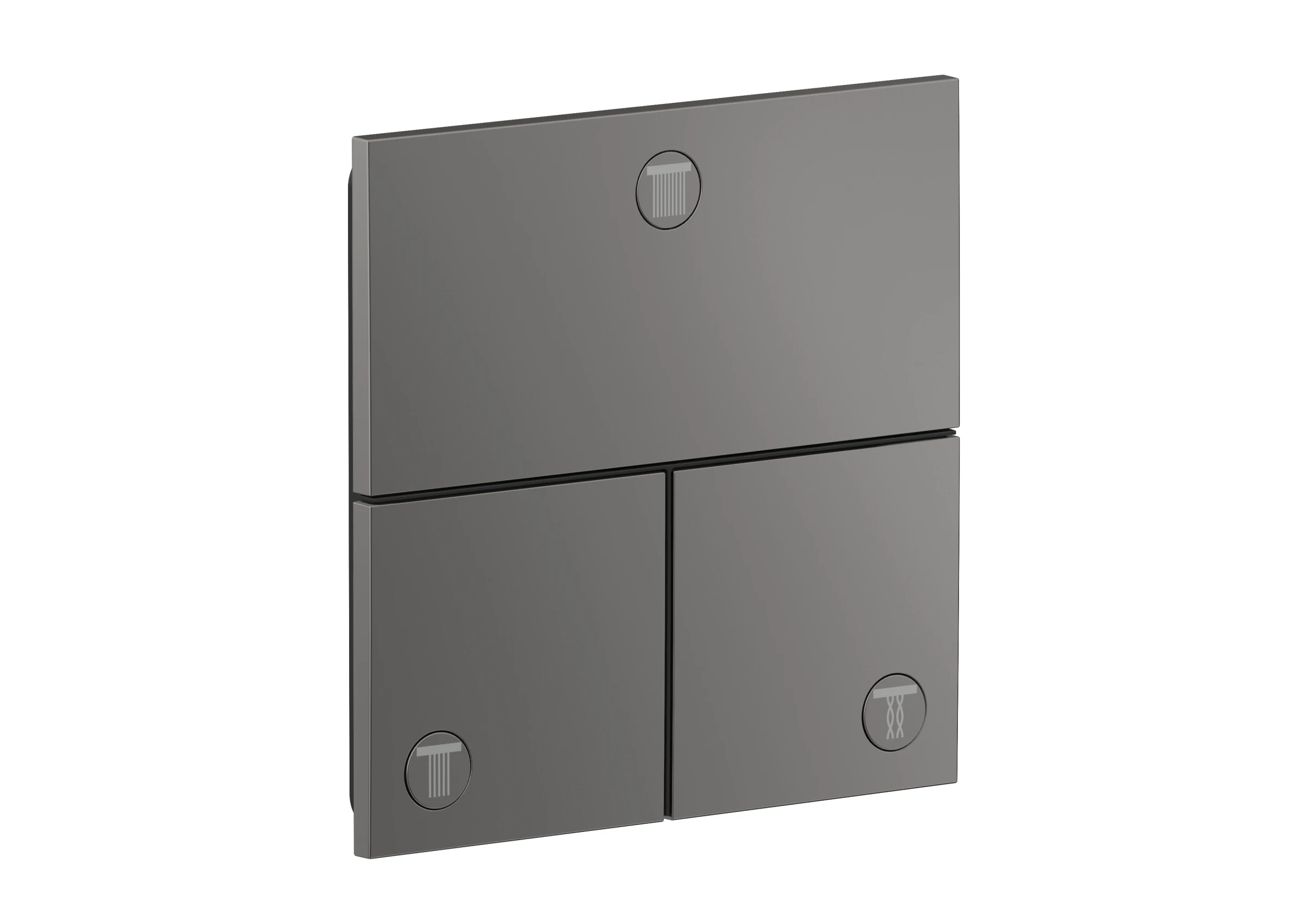 Axor Showerselect Id Valves Concealed 269 X 242 X 179mm Gunmetal/chrome - Polished