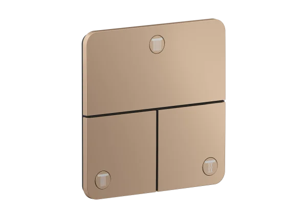Axor Showerselect Id Valves Concealed 269 X 242 X 179mm Rose Gold/gold - Polished