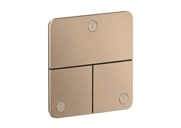 Axor Showerselect Id Valves Concealed 269 X 242 X 179mm Rose Gold/gold - Brushed