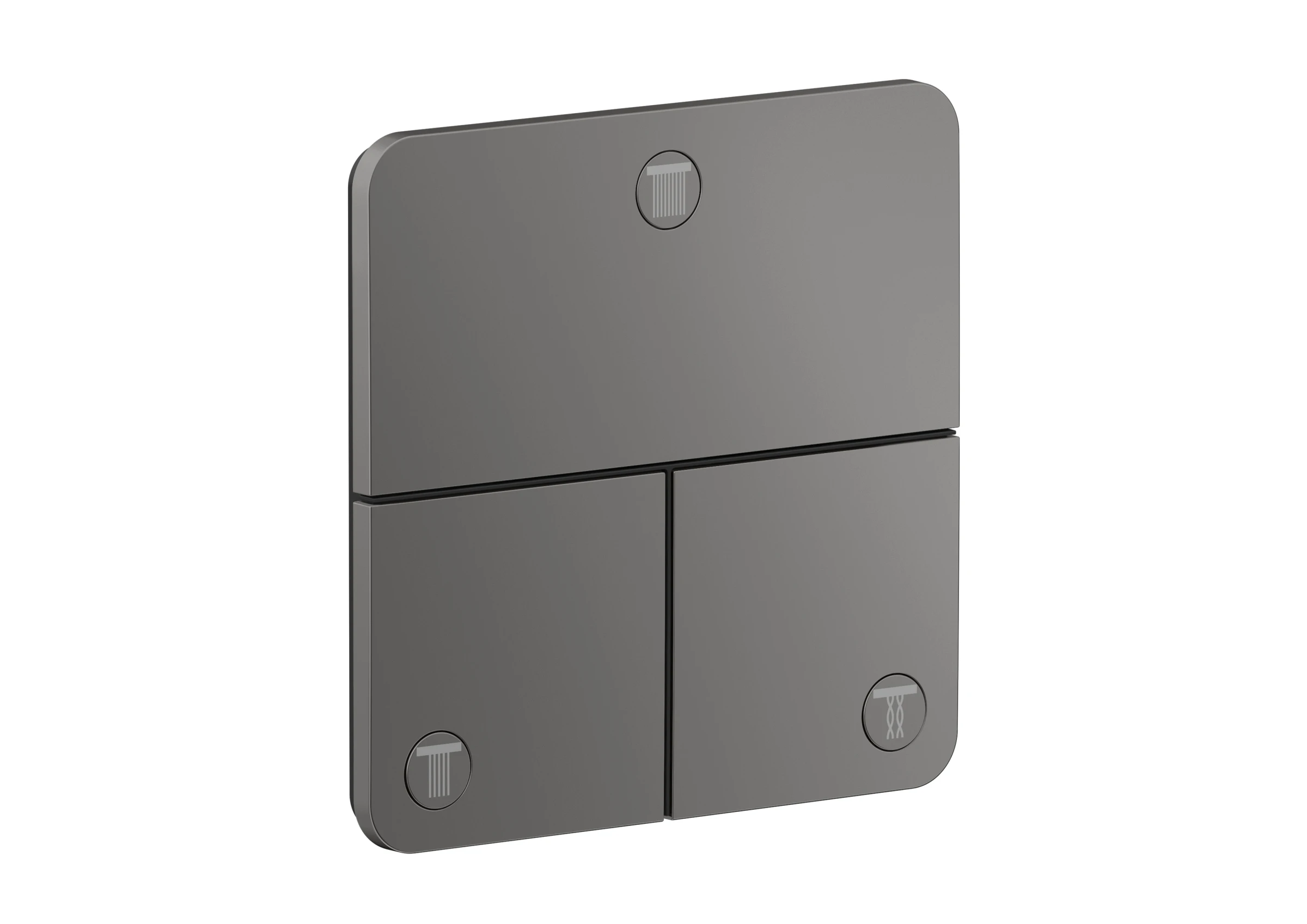 Axor Showerselect Id Valves Concealed 269 X 242 X 179mm Gunmetal/chrome - Polished