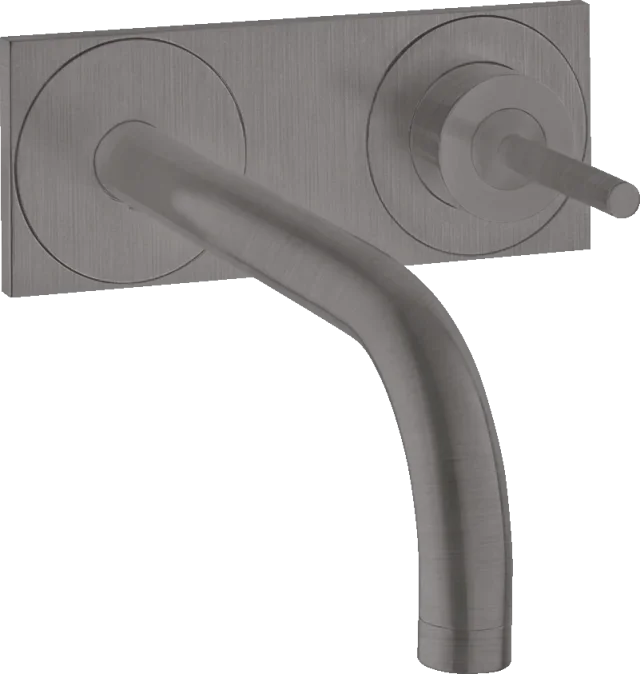 Axor Uno Manual Mixers 460 X 245 X 105mm Gunmetal/chrome - Brushed product image - Image 1