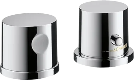 Axor Uno Thermostatic Bath Filler Concealed 130 X 110 X 87mm Chrome product image - Image 2
