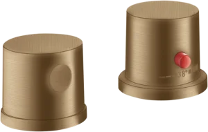 Axor Uno Thermostatic Bath Filler Concealed 130 X 110 X 87mm Bronze - Brushed
