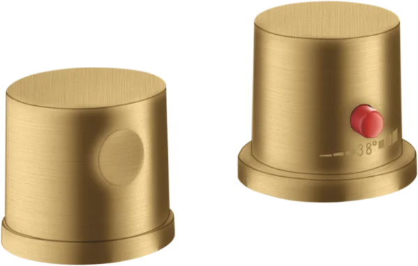 Axor Uno Thermostatic Bath Filler Concealed 130 X 110 X 87mm Gold - Brushed
