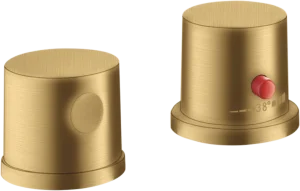 Axor Uno Thermostatic Bath Filler Concealed 130 X 110 X 87mm Gold - Brushed