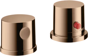 Axor Uno Thermostatic Bath Filler Concealed 130 X 110 X 87mm Rose Gold/gold - Polished