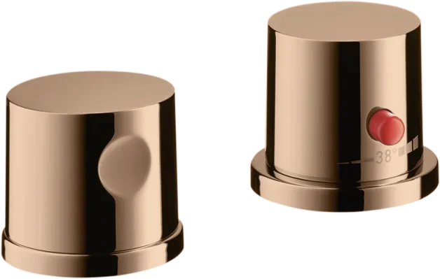 Axor Uno Thermostatic Bath Filler Concealed 130 X 110 X 87mm Rose Gold/gold - Polished product image - Image 1