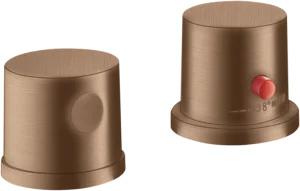 Axor Uno Thermostatic Bath Filler Concealed 130 X 110 X 87mm Rose Gold/gold - Brushed