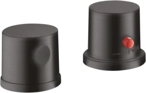Axor Uno Thermostatic Bath Filler Concealed 130 X 110 X 87mm Gunmetal/chrome - Brushed