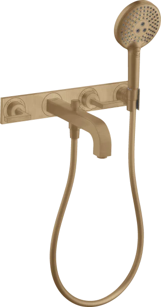 Axor Citterio Bath Mixers Concealed 504 X 263 X 128mm Bronze - Brushed