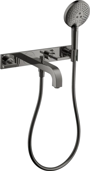 Axor Citterio Bath Mixers Concealed 504 X 263 X 128mm Gunmetal/chrome - Polished
