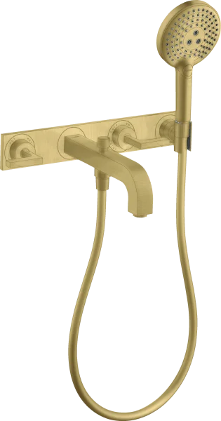 Axor Citterio Bath Mixers Concealed 504 X 263 X 128mm Brass - Brushed