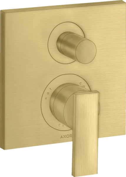 Axor Citterio Bath Mixers Concealed 217 X 187 X 135mm Brass - Brushed
