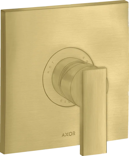 Axor Citterio Shower Mixers Concealed 217 X 187 X 135mm Brass - Brushed