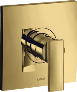 Axor Citterio Shower Mixers Concealed 217 X 187 X 135mm Gold - Polished